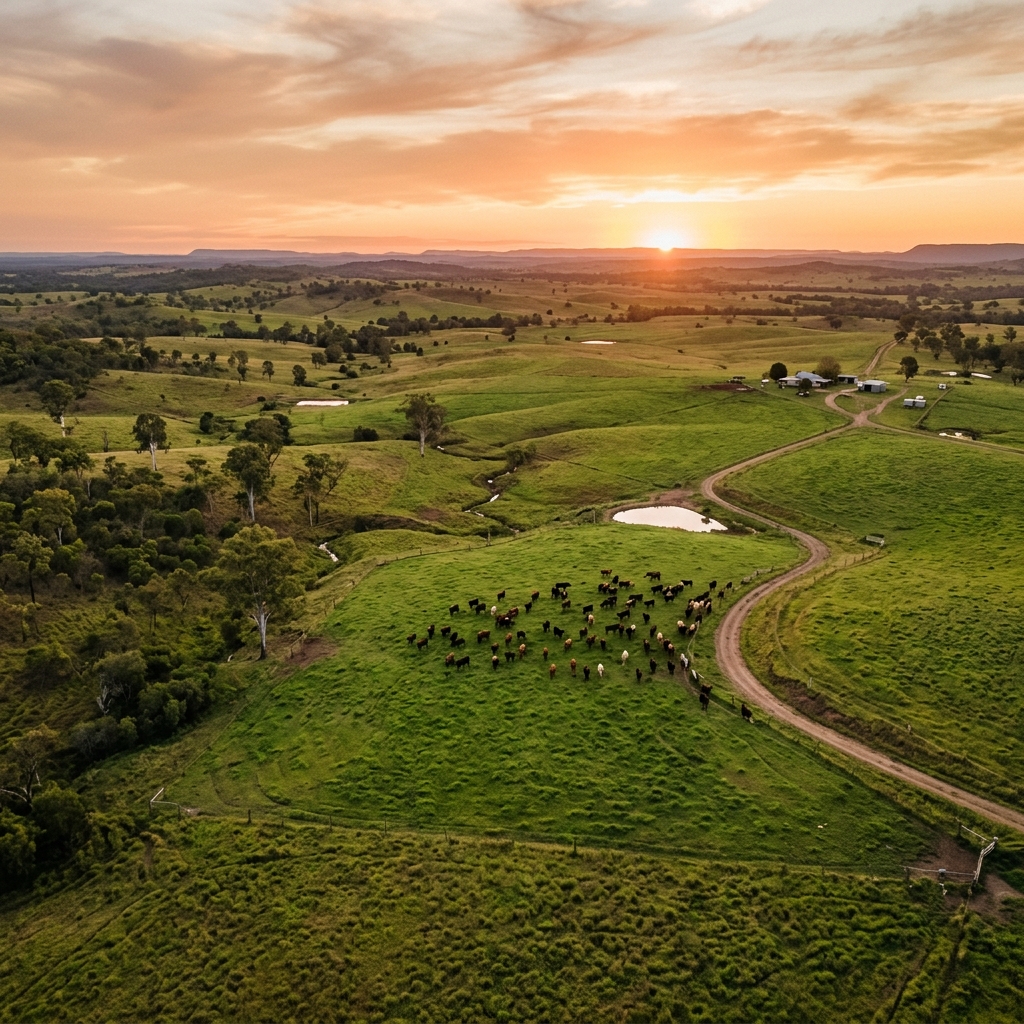 Ganadería regenerativa Queensland